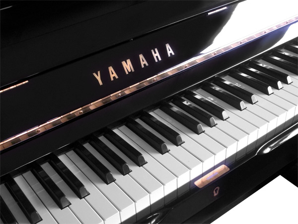 Yamaha Upright Piano - close-up