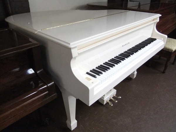 Samick Grand Piano in White